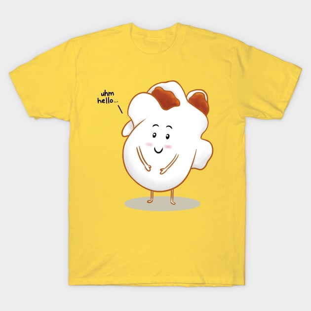 Shy Popcorn T-Shirt by Sketchbook ni Abi